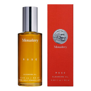 Monastery Made Rose Cleansing Oil is a nourishing cleansing oil to remove makeup and impurities.