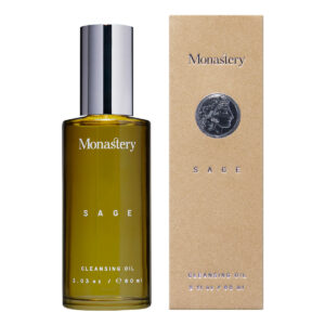 Monastery Made Sage Cleansing Oil is a luxurious antibacterial oil blend great for oily and acne prone skin.