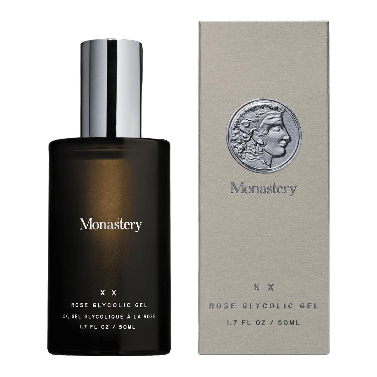Monastery Skincare XX Rose Glycolic Gel is a gentle AHA exfoliating gel that smooths and resurfaces skin.