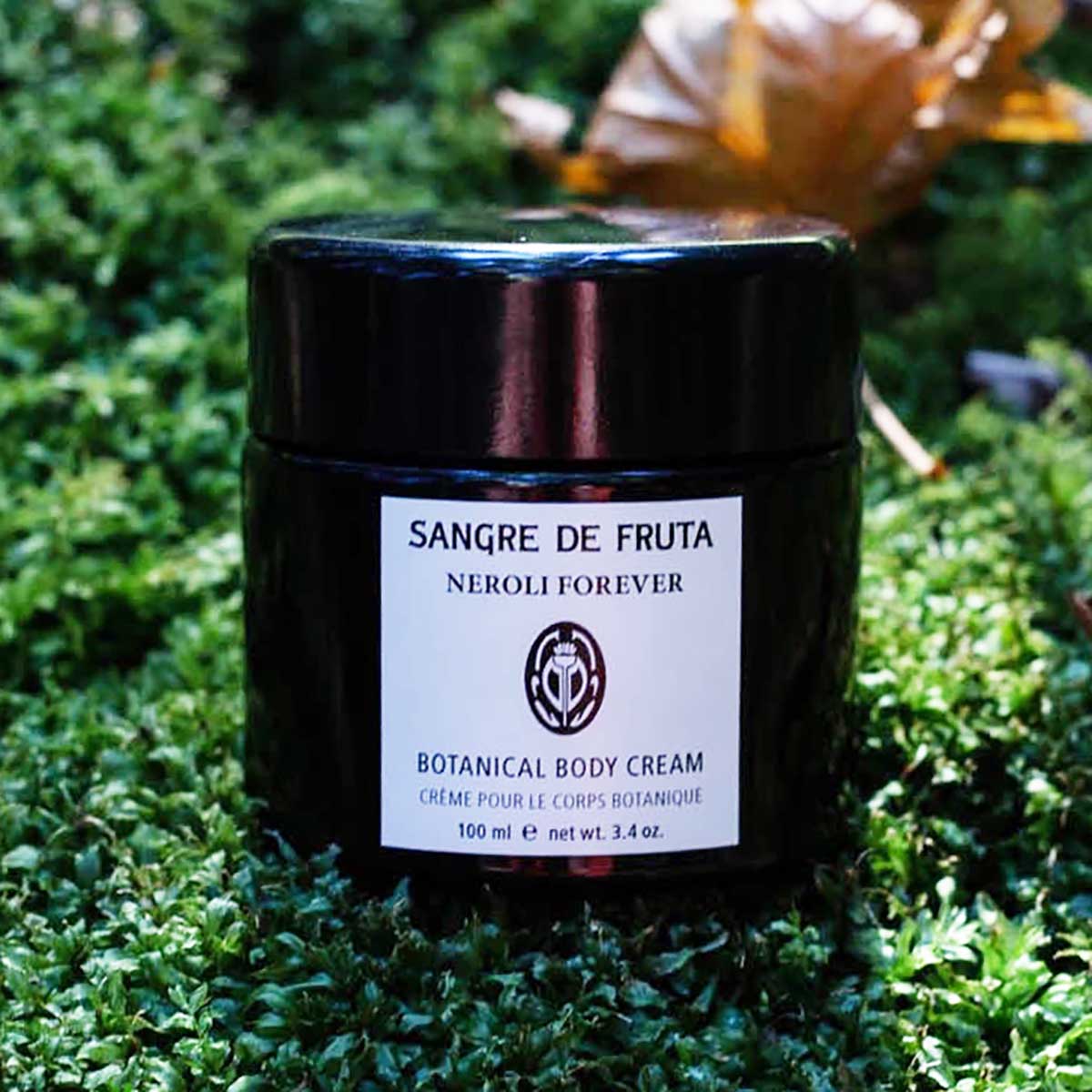 Sangre De Fruta Neroli Forever Botanical Body Cream available at Inspire Beauty.