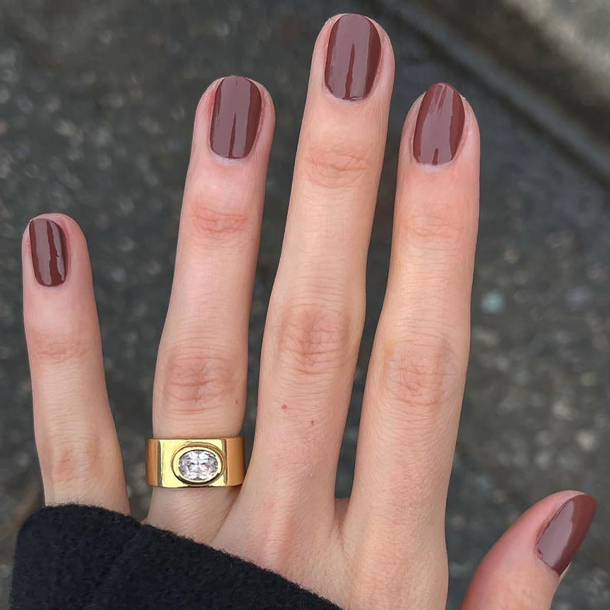 SSONE Chocolate Cosmos Nail Polish.