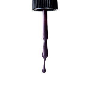 SSONE Aubergine Nail Lacquer.