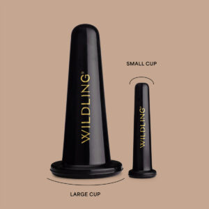 Wildling Lumin Cupping Set is 2 facial cups made from high quality food grade silicone to gentle suction to promote healthy flow in the tissues.
