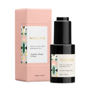 Wildling Empress Gua Sha Oil nourishes and moisturizes skin as it adds the perfect slip for you gua sha facial massage ritual.