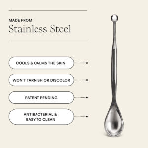 Wildling Skin Reflexology Spoon is a multi-purpose tool to help firm the skin, release tension, and balance energy flow in the body.