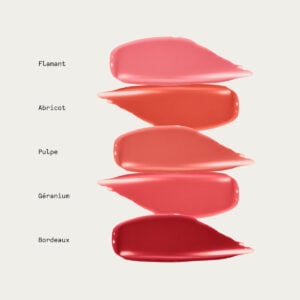 Swatches of Wonderblush La Laque Tinted Lip Oil
