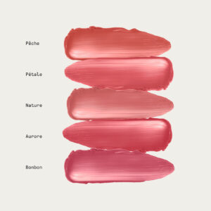 Swatches of Wonderblush Le Baume Tinted Lip Balm