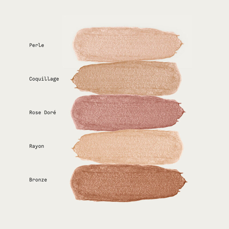 Swatches of Wonderblush La Lumiere Liquid Eyeshadow