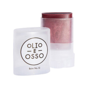 Shop Olio E Osso Balm No.12 Plum at Inspire Beauty, a warm and rich hue with a slight shimmer of gold.