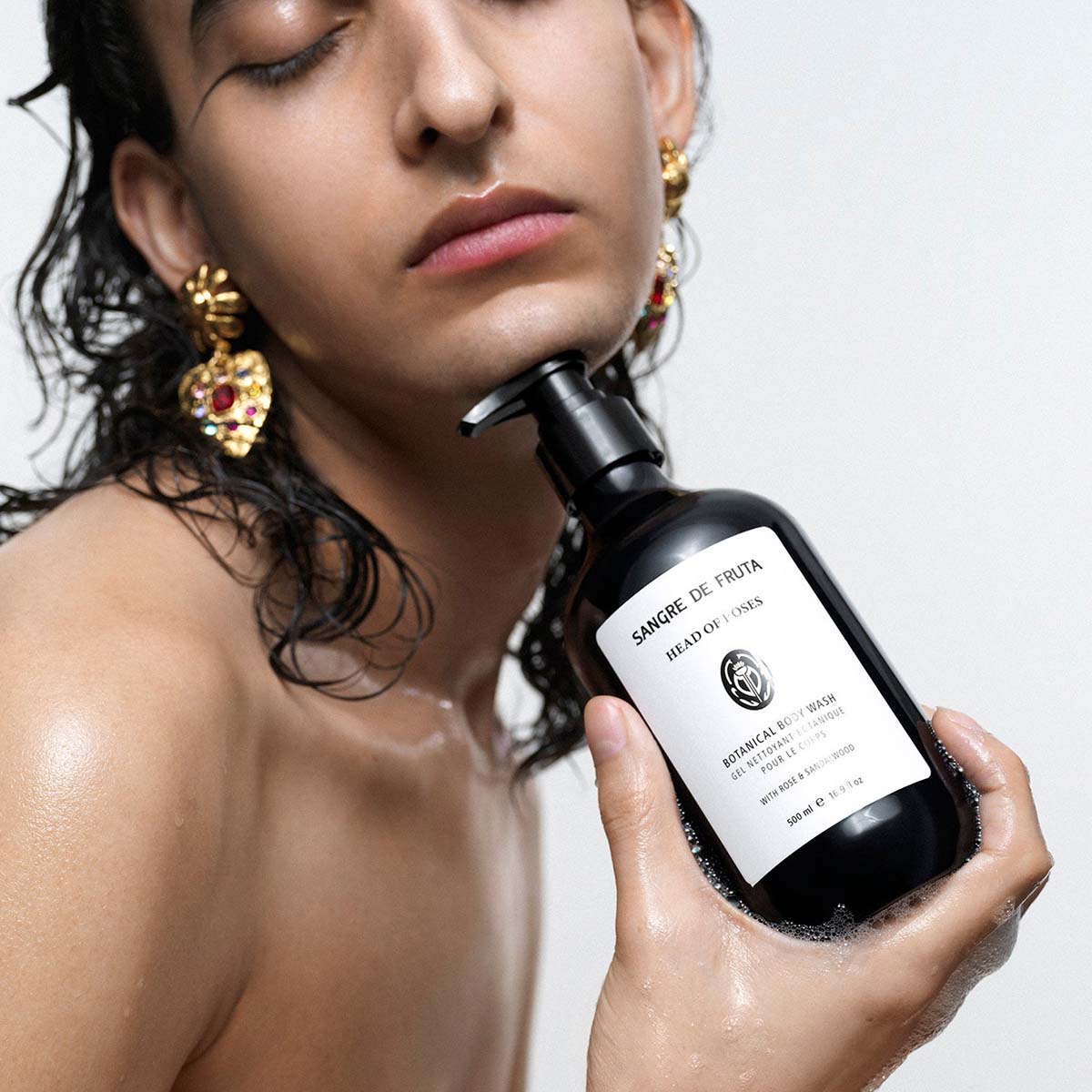 Sangre De Fruta Head Of Roses Botanical Body Wash available at Inspire Beauty.