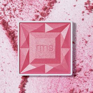 RMS Beauty ReDimension Hydra Powder Blush shade Pomegranate Fizz is a sunny, effervescent red-pink.