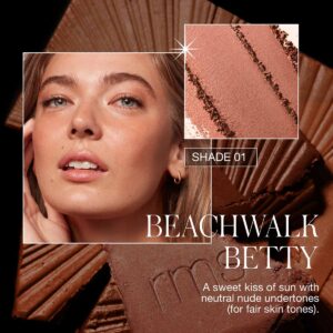 RMS Beauty ReDimension Hydra Bronzer Beachwalk Betty, a neutral nude bronzer for fair skin tones