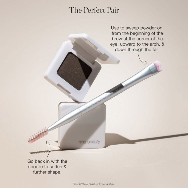 Enhance and define your brows with RMS Beauty Back2Brow Powder.
