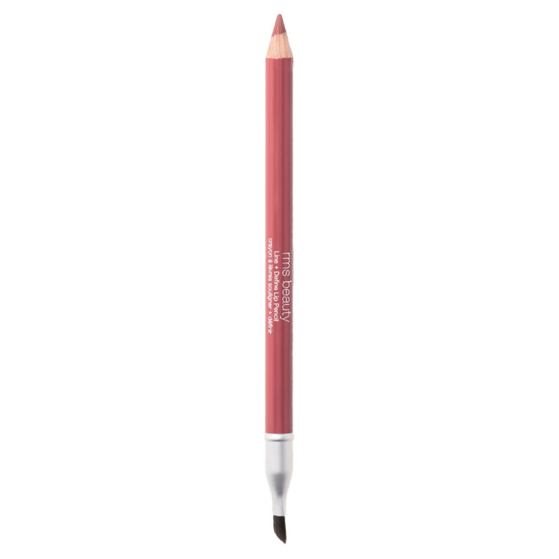 RMS Go Nude Lip Pencil shade Morning Dew is a cool dusty rose hue.