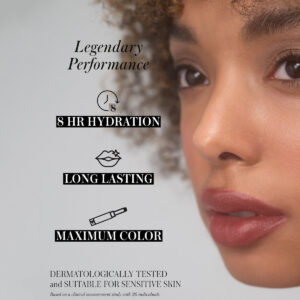 RMS Beauty Legendary Serum Lipstick The Nudes is the first-of-its-kind lipstick serum hybrid that provides lips with subtle nude drama and long-lasting coverage with just one swipe.