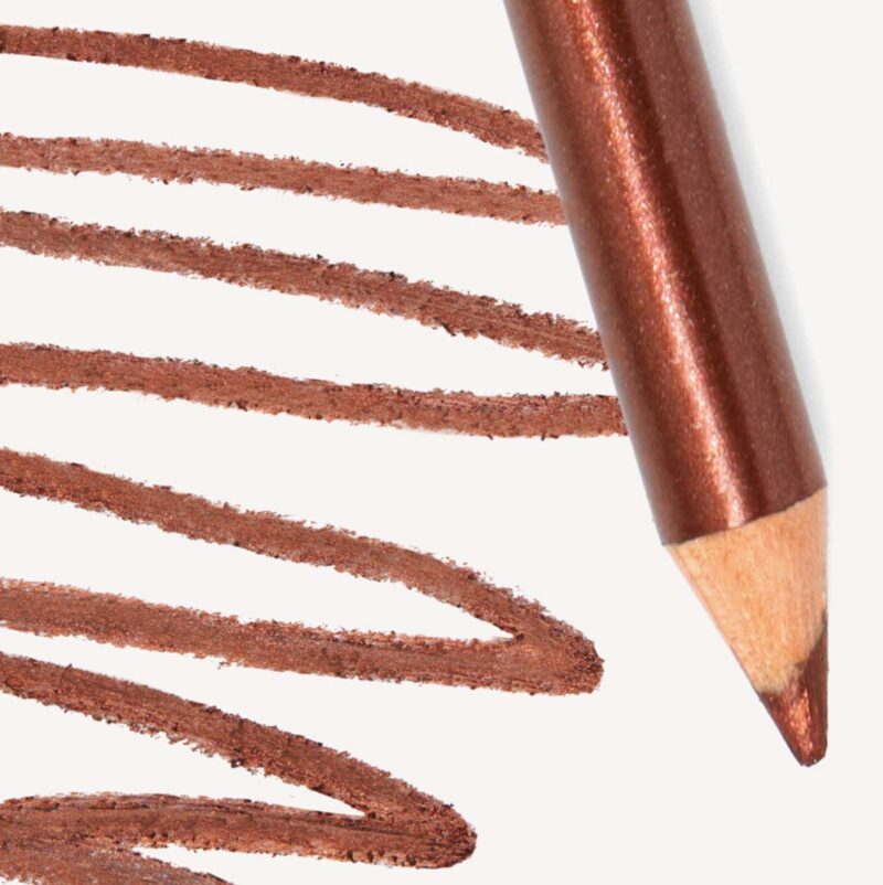 Swatch of RMS Straight Line Kohl Eye Pencil Bronze Definition