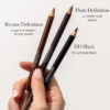 RMS Beauty Straight Line Kohl Eye Pencil RMS Beauty Straight Line Kohl Eye Pencil comes in 3 shades, HD Black, Bronze Definition, and Plum Definition.