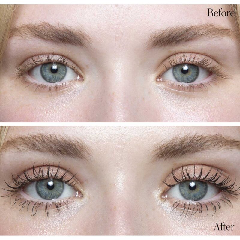 Powered by peptides, RMS Straight Up™ Volumizing Mascara is a smudge-free mascara to lift, lengthen, and nourish your lashes.