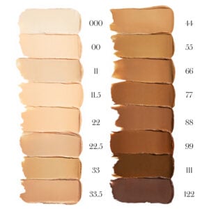Swatches of all 16 shades of RMS UnCoverUP Concealer.
