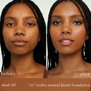 RMS Beauty ReEvolve Natural Finish Liquid Foundation shade 88 is a rich auburn hue.
