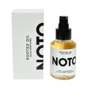 Noto Botanics Rooted Oil for hair and skin.
