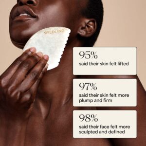 Wildling Empress Jade facial gua sha lift and firms the skin.