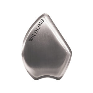 Shop Wildling Empress Platinum at Inspire Beauty, a patented facial gua sha tool cast in medical grade, indestructible stainless steel features a unique Groove Edge for maximum lifting, sculpting, toning, and de-puffing results.