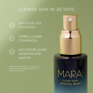Banish clogged pores and breakouts with MARA Clear Skin Mineral Milk, available at Inspire Beauty.