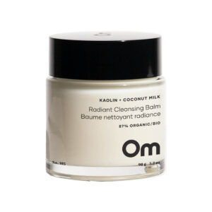 Om Organics Kaolin + Coconut Milk Radiant Cleansing Balm available at Inspire Beauty.