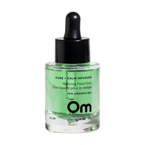 Om Organics Pure + Calm Infusion Refining Face Elixir available at Inspire Beauty