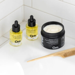 Om Organics natural hair care products at Inspire Beauty.