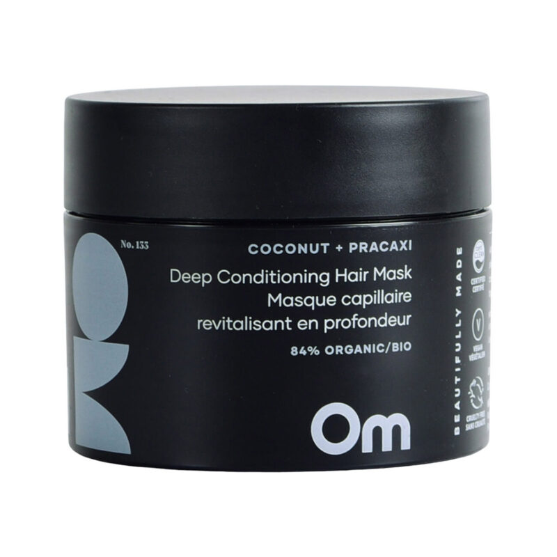 Om Organics Coconut + Pracaxi Deep Conditioning Hair Mask available at Inspire Beauty.