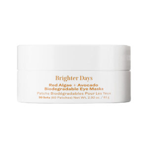 Three Ships Brighter Days Red Algae + Avocado Biodegradable Eye Mask available at Inspire Beauty.