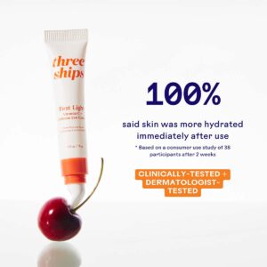 Three Ships First Light Vitamin C + Caffeine Eye Cream is a fast-absorbing eye cream to smooth, de-puff and brighten the look of dark circles under the eyes.