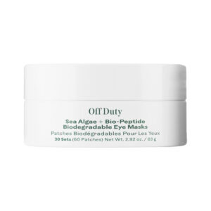 Three Ships Off Duty Sea Algae + Bio-Peptide Smoothing Biodegradable Eye Masks available at Inspire Beauty.