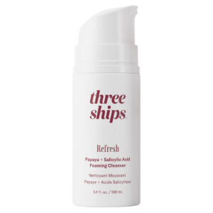 Three Ships Refresh Papaya + Salicylic Acid Foaming Cleanser available at Inspire Beauty