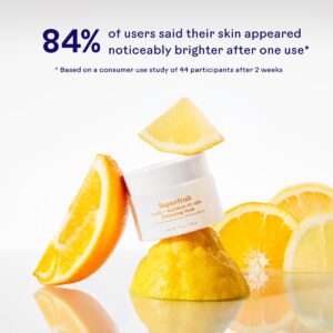 Three Ships Superfruit Lactic + Multifruit 8% AHA Exfoliating Mask is a gentle brightening and hydrating exfoliating mask.
