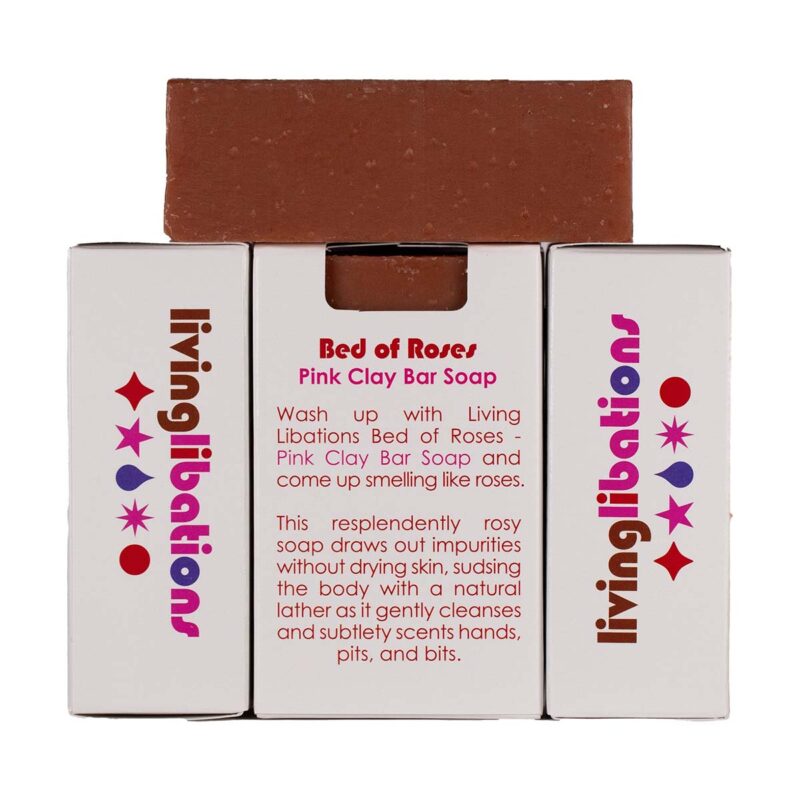 Shop Living Libations Bed Of Roses Pink Clay Bar Soap at Inspire Beauty.