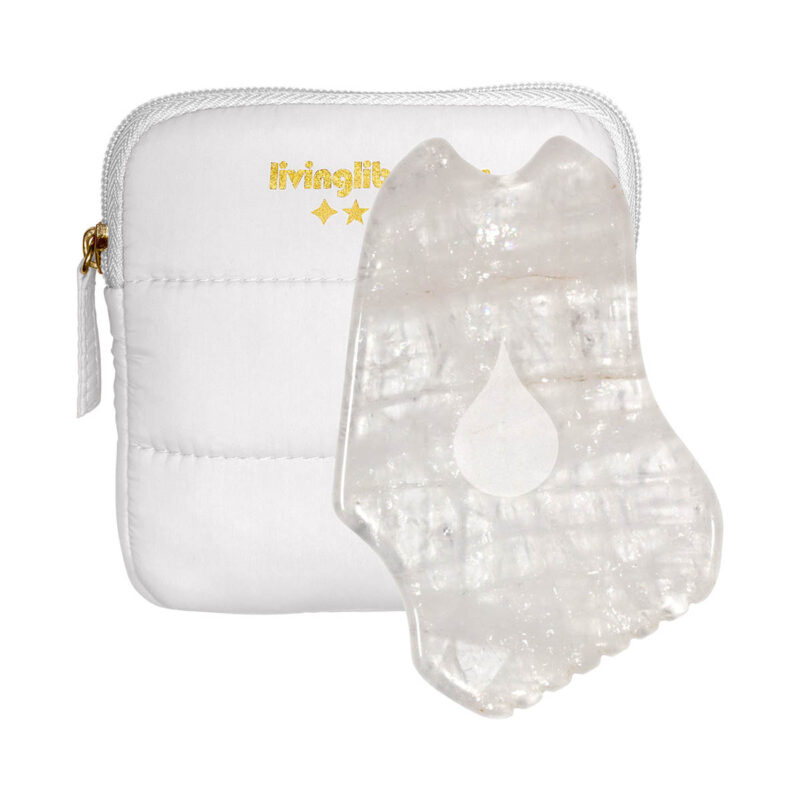 Shop Living Libations Classic Quartz Gua Sha at Inspire Beauty.