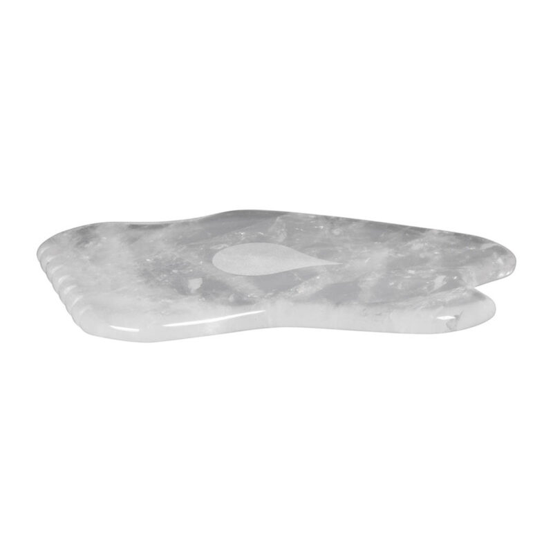 Living Libations Classic Quartz Gua Sha available at Inspire Beauty.