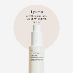 Use Sachi Skin Pro Resilience Serum daily to hydrate, plump and balance skin.