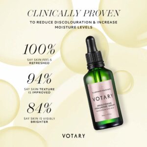 OTARY Brightening Hyaluronic Serum unifies skin tone and restores radiance to dull skin.