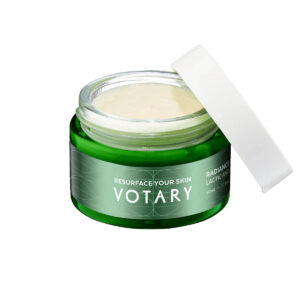 VOTARY Radiance Reveal Mask is a highly active resurfacing mask with a powerhouse duo of mandelic acid and lactic acid.