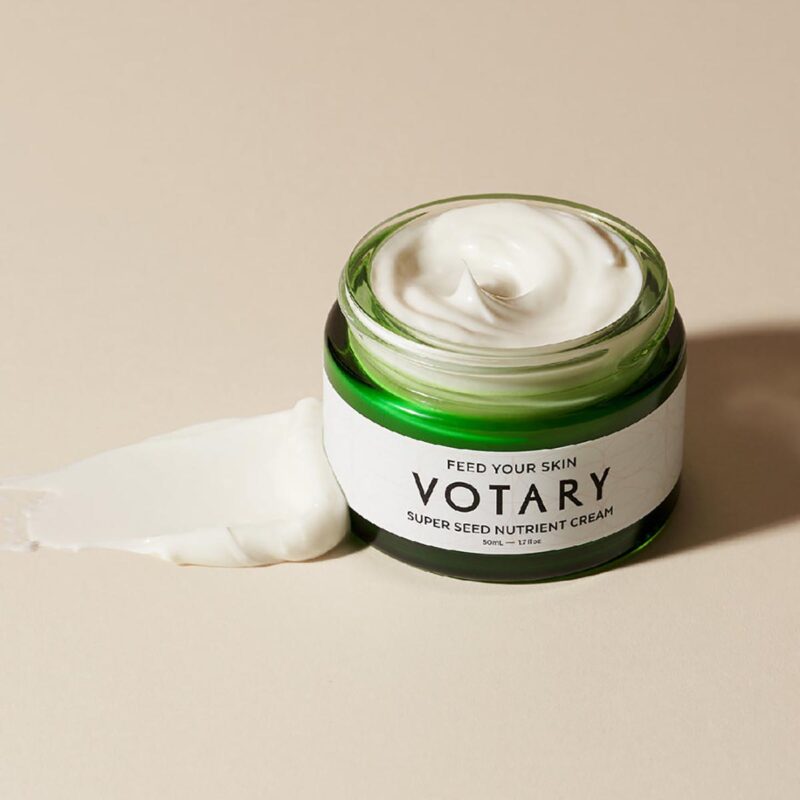 VOTARY Super Seed Nutrient Cream is a rich and protective moisturizer for dry, sensitive or dehydrated skin.