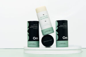 Om Organics Herb + Petal Mineral Deodorant all natural deodorant available at Inspire Beauty.