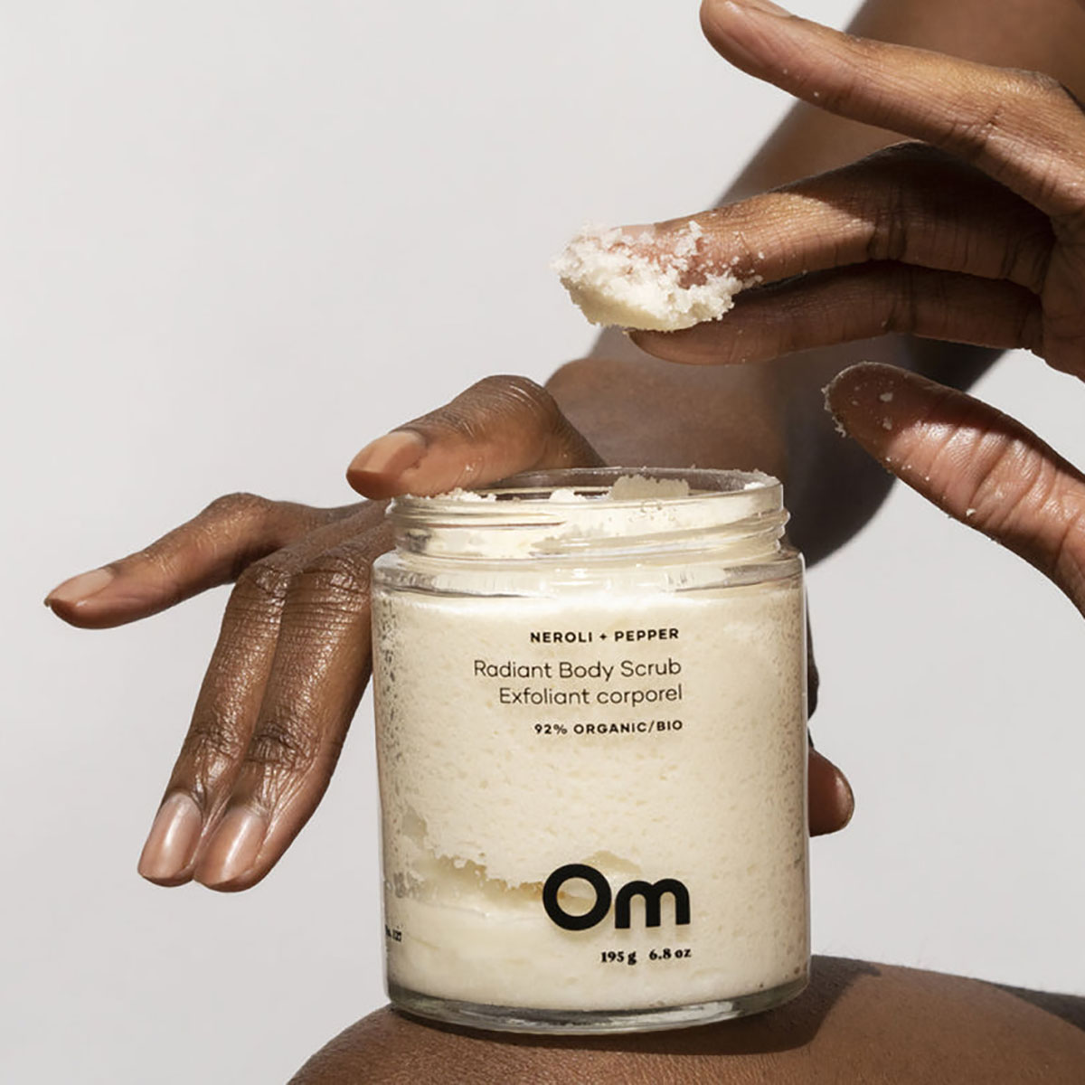 Shop Om Organics Neroli + Pepper Radiant Body Scrub at Inspire Beauty.