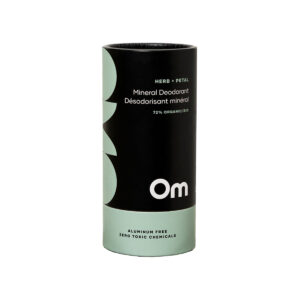 Om Organics Herb + Petal Mineral Deodorant available at Inspire Beauty.