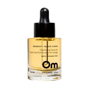 Om Organics Rosehip + Black Cumin Clarifying Face Oil available at Inspire Beauty.