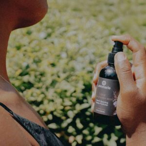 Annmarie Love Hair & Body Mist is a sultry sandalwood, rose and jasmine perfume mist for hair and body.