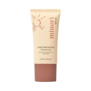 Minori Daily Mineral Face Sunscreen available at Inspire Beauty.